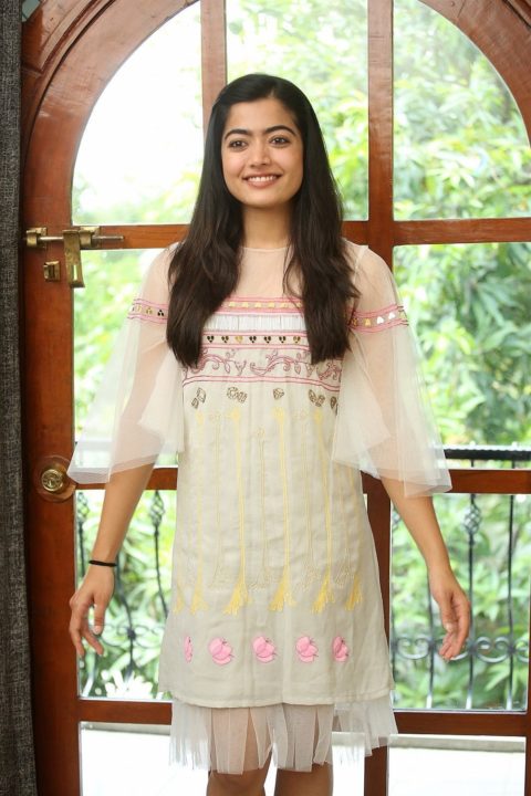 Rashmika Mandanna at Dear Comrade interview