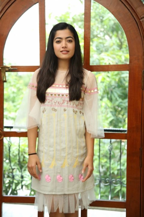 Rashmika Mandanna at Dear Comrade interview