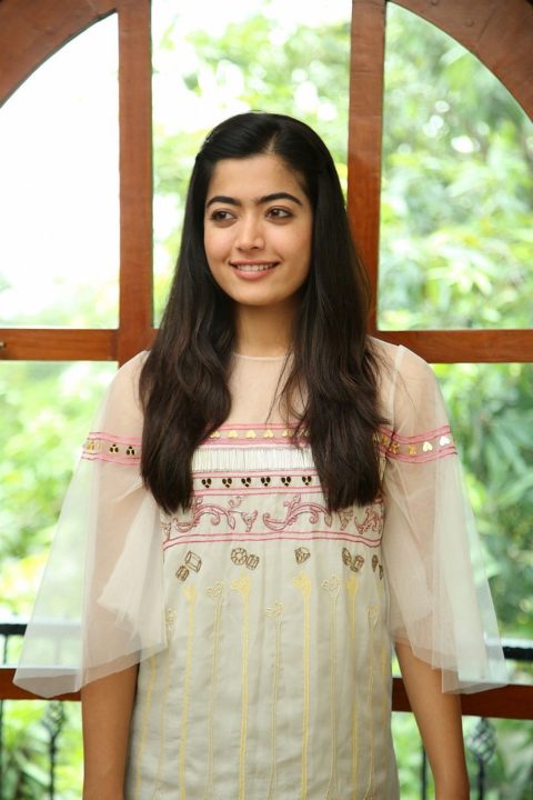 Rashmika Mandanna at Dear Comrade interview