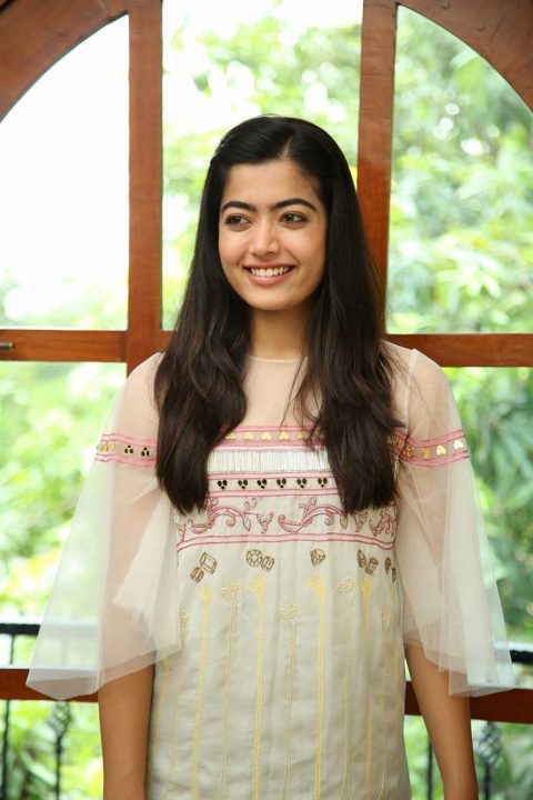 Rashmika Mandanna at Dear Comrade interview