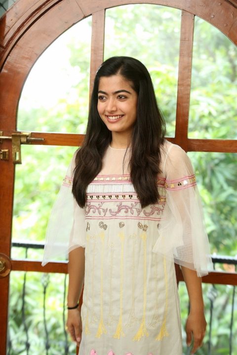 Rashmika Mandanna at Dear Comrade interview