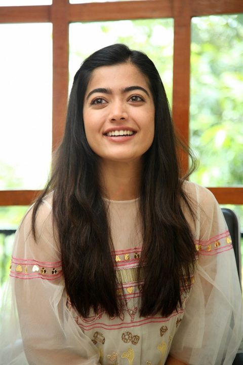 Rashmika Mandanna at Dear Comrade interview