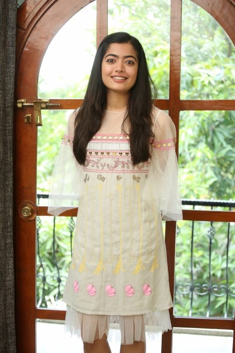 Rashmika Mandanna at Dear Comrade interview