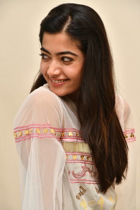 Rashmika Mandanna at Dear Comrade interview