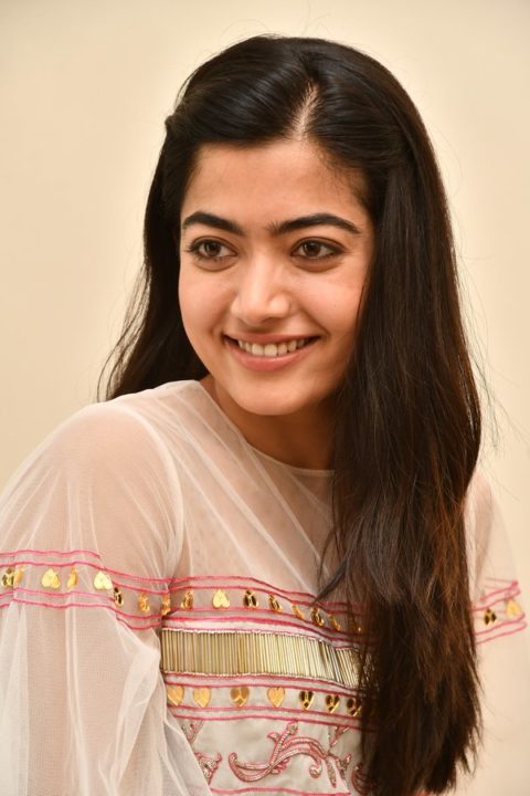 Rashmika Mandanna at Dear Comrade interview