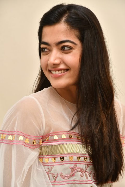 Rashmika Mandanna at Dear Comrade interview