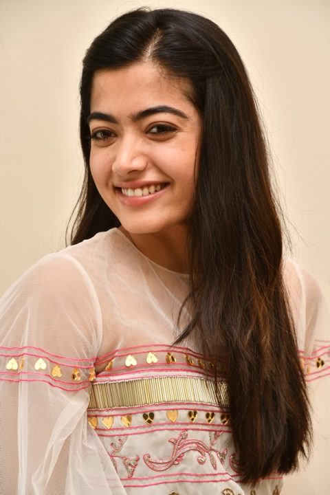 Rashmika Mandanna at Dear Comrade interview