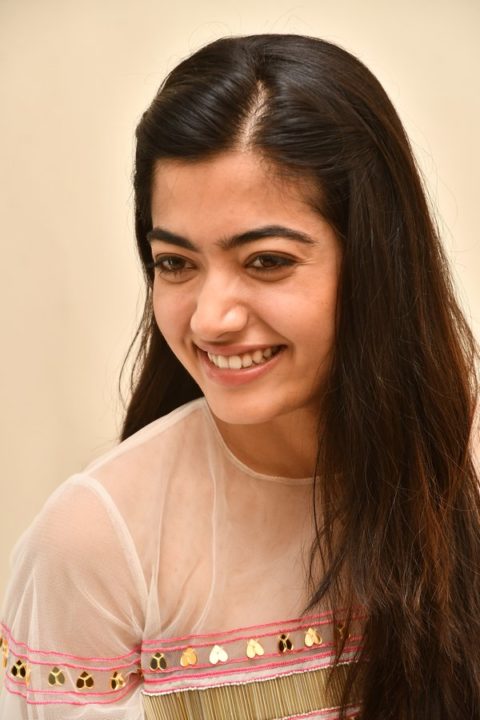 Rashmika Mandanna at Dear Comrade interview