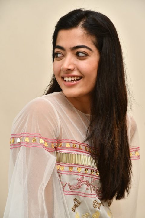 Rashmika Mandanna at Dear Comrade interview