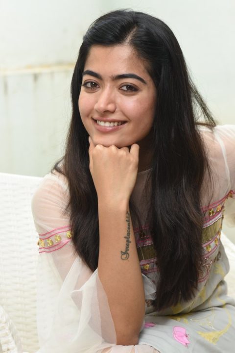 Rashmika Mandanna at Dear Comrade interview