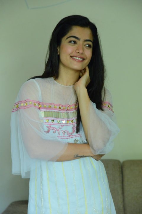 Rashmika Mandanna at Dear Comrade interview