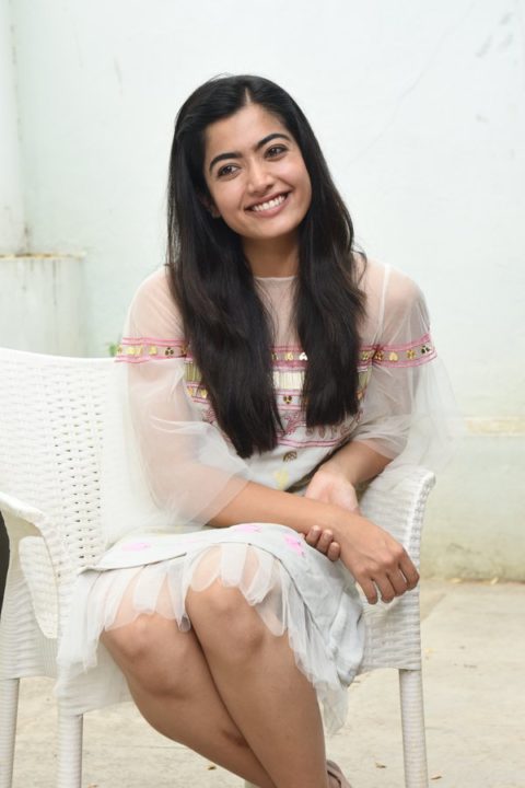 Rashmika Mandanna at Dear Comrade interview