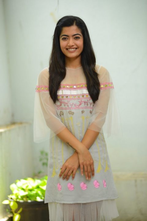 Rashmika Mandanna at Dear Comrade interview