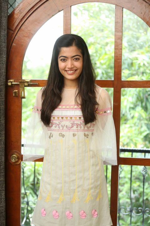 Rashmika Mandanna at Dear Comrade interview