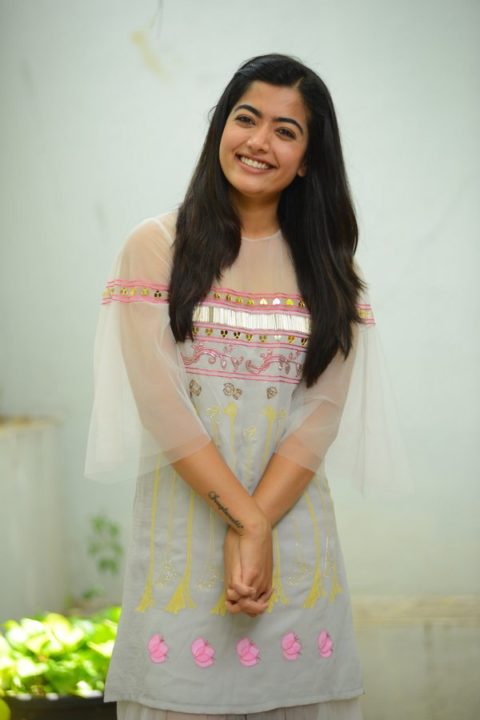 Rashmika Mandanna at Dear Comrade interview