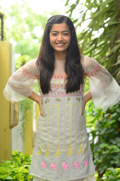 Rashmika Mandanna at Dear Comrade interview