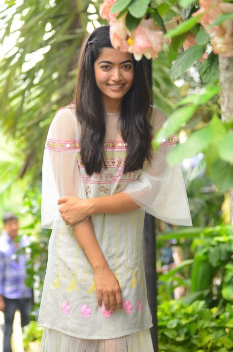 Rashmika Mandanna at Dear Comrade interview