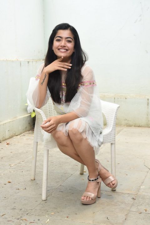 Rashmika Mandanna at Dear Comrade interview