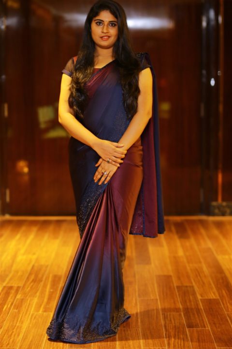 Actress Sonia Chowdary Saree Photoshoot Pics