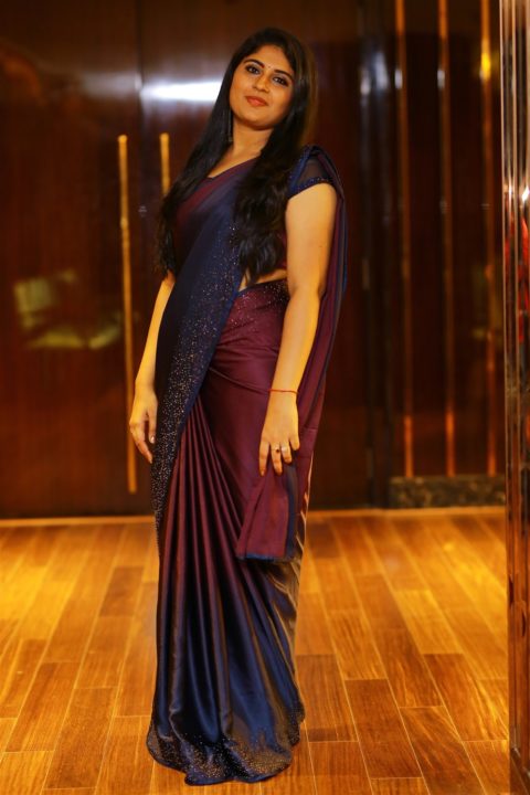 Actress Sonia Chowdary Saree Photoshoot Pics