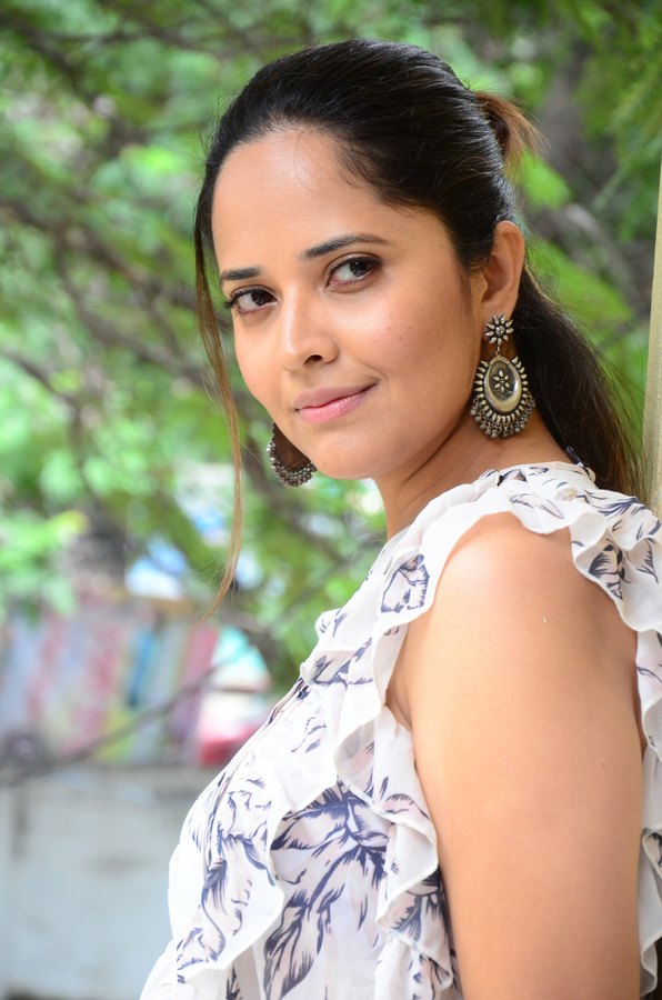 Anasuya Bharadwaj stills at Kathanam movie interview - South Indian Actress