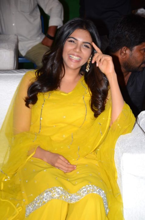 Kalyani Priyadarshan at Ranarangam trailer launch