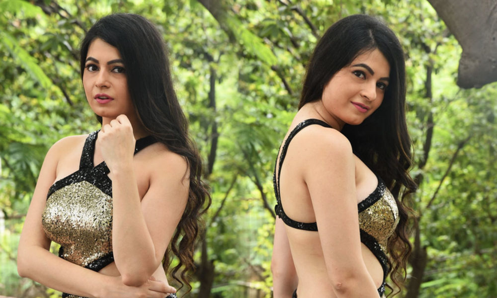 Monal Jagtani stills at Samudrudu movie opening