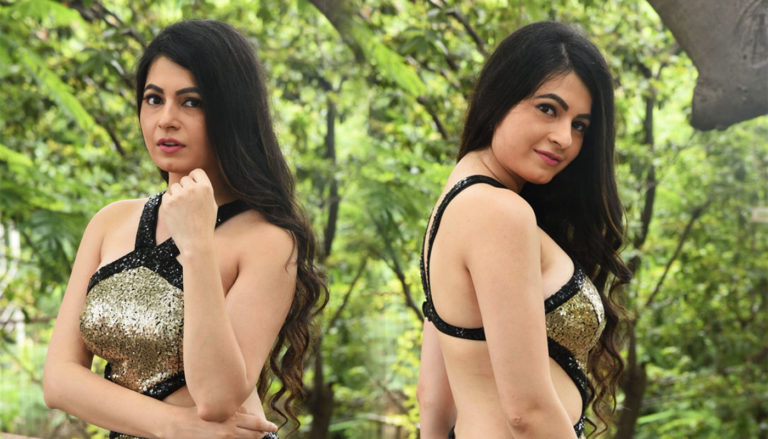Monal Jagtani stills at Samudrudu movie opening