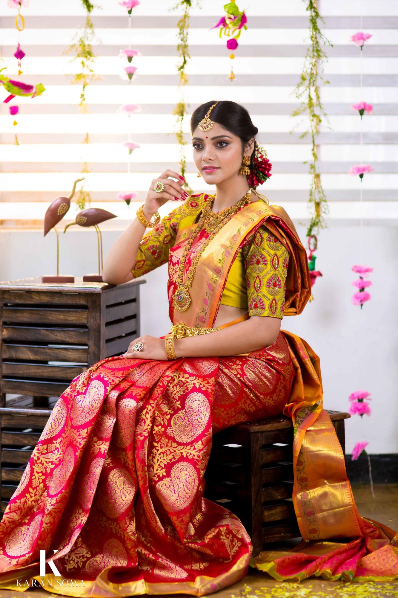 Rahasya Gorak in South Indian Wedding Saree - South Indian Actress 