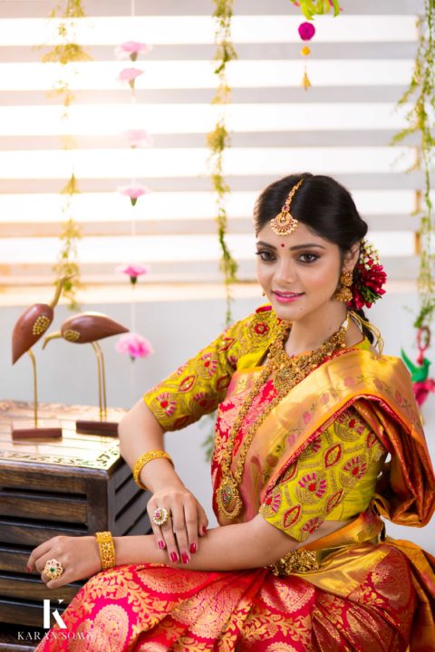 Rahasya Gorak in South Indian Wedding Saree