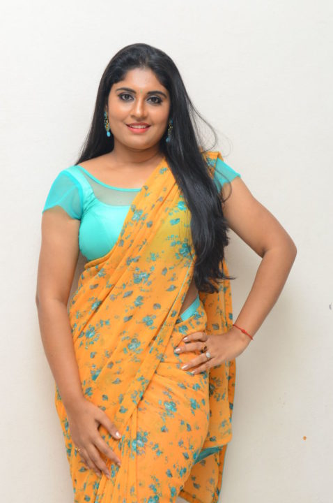 Sonia Chowdary in saree