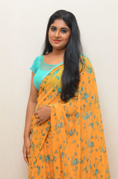 Sonia Chowdary in saree photos