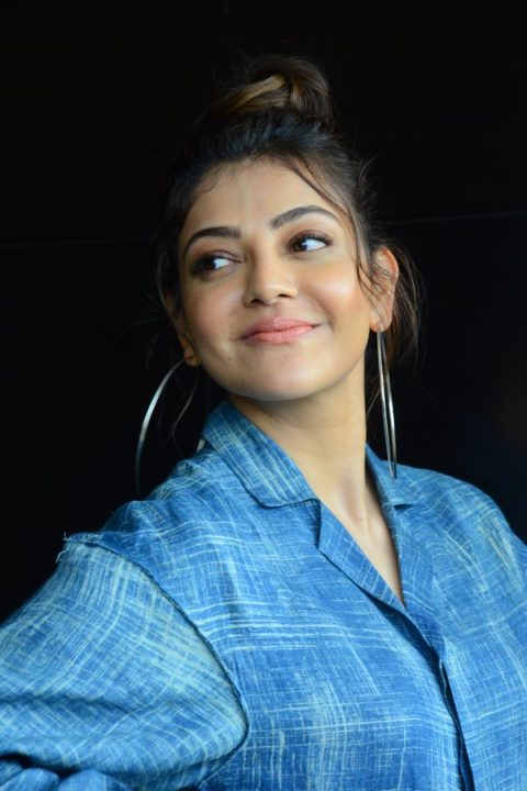 Kajal Aggarwal at Ranarangam Promotions