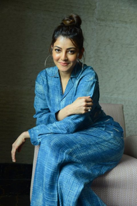 Kajal Aggarwal at Ranarangam Promotions