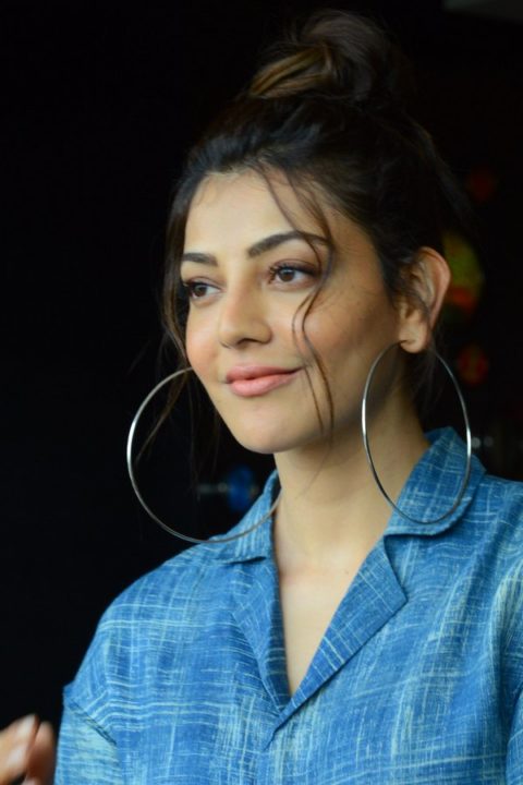 Kajal Aggarwal at Ranarangam Promotions