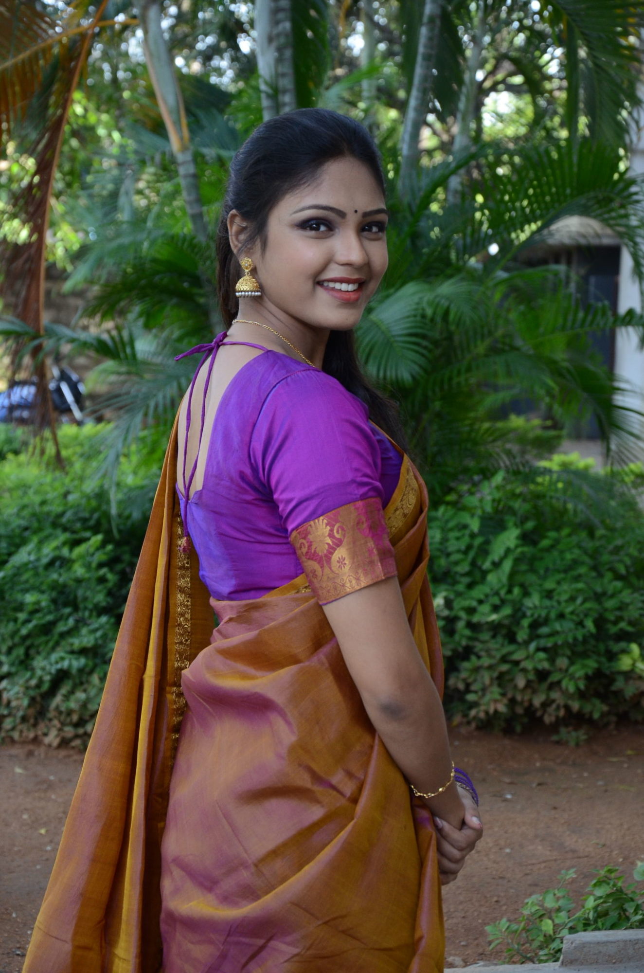 Lavanya Chowdary half saree photos