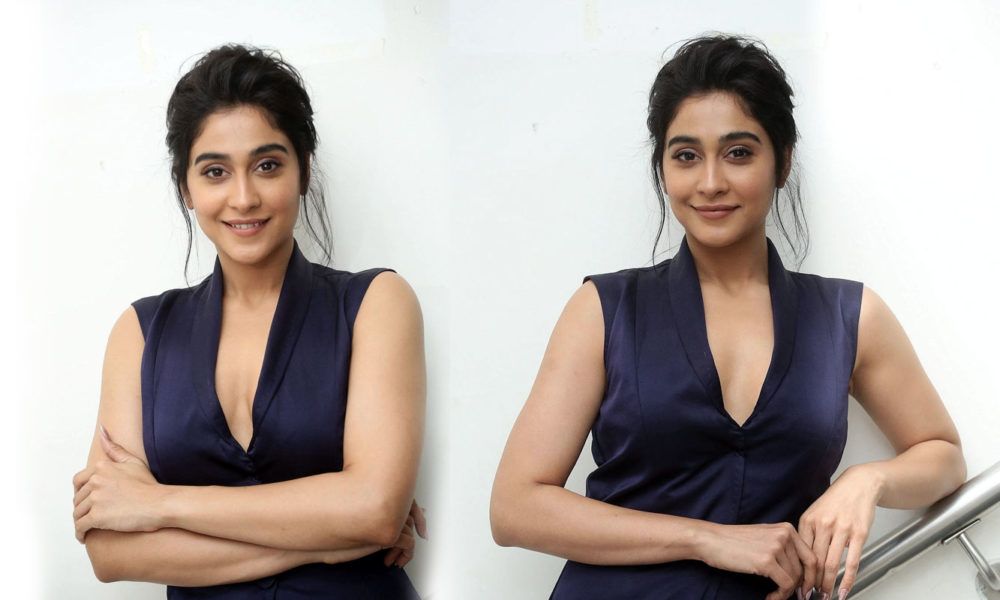 Regina Cassandra stills at Evaru Movie Pre Release Event