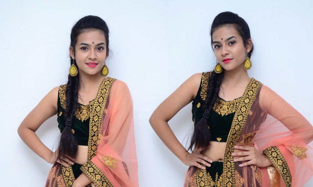 Sahiti stills at Boy movie Pre Release event