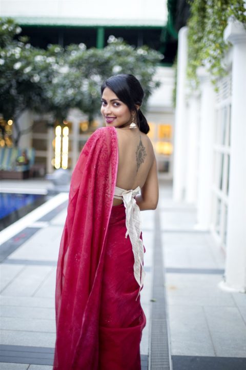 Amala Paul in saree photos