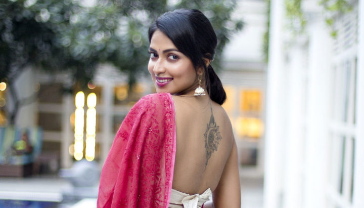 Amala Paul in saree photos