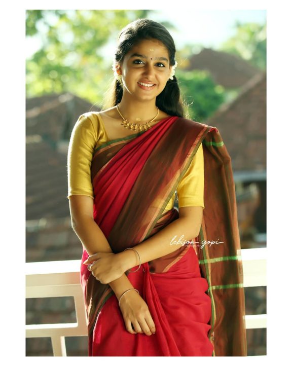 Anaswara Rajan in Kerala Saree
