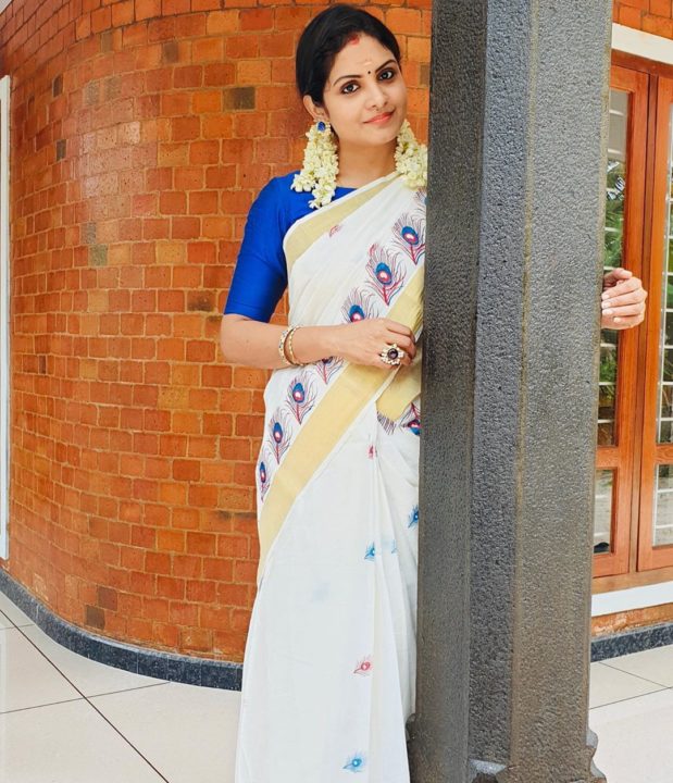 Gayathri Arun in Kerala Saree