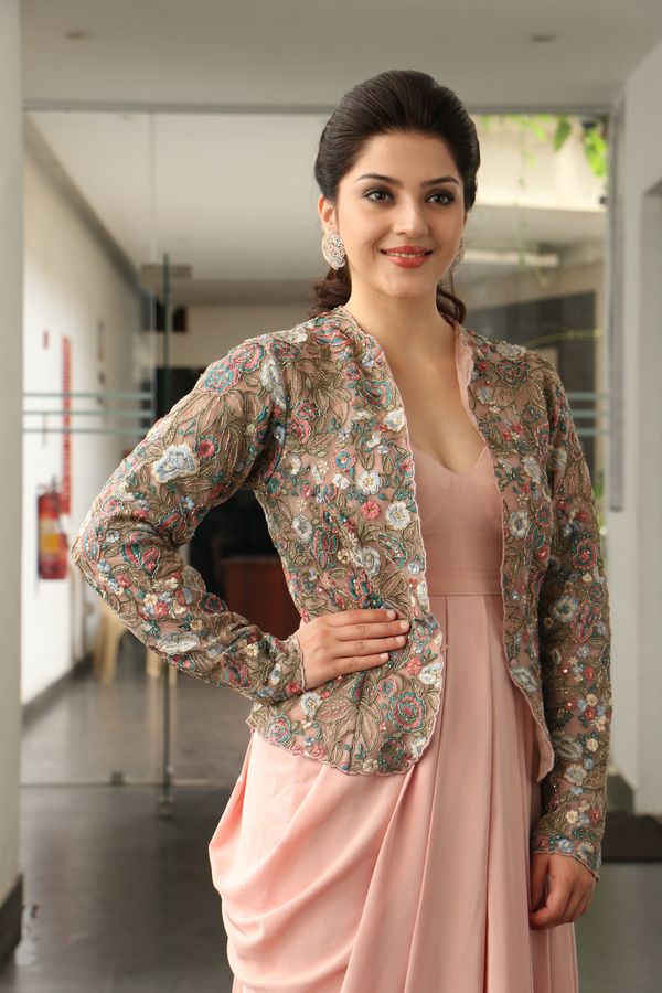 Mehreen Pirzada stills at Chanakya movie press meet