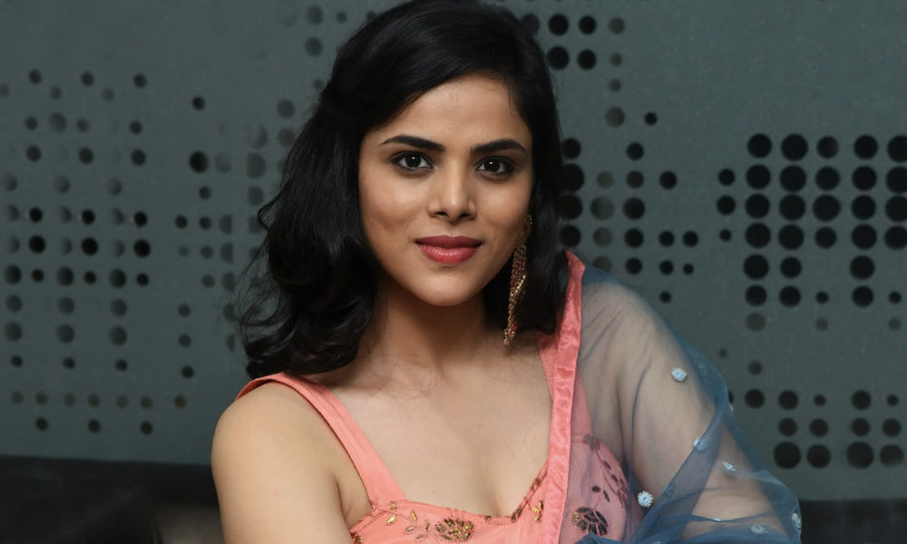 Kriti Garg stills at 2 Hours Love Pre-Release Event