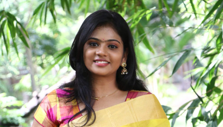 Meghna stills in saree at Veerapuram 220 Movie Audio Launch