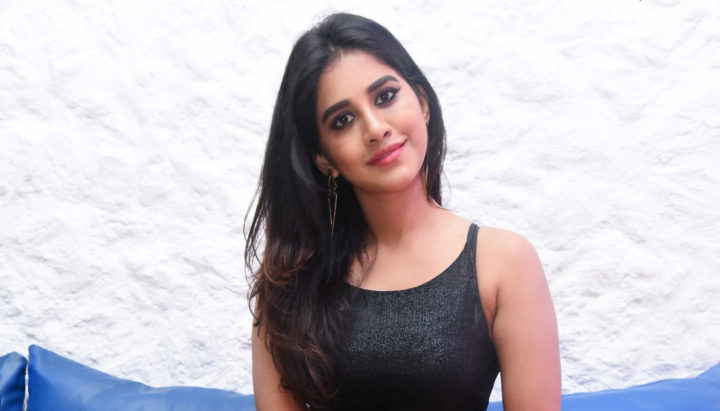 Nabha Natesh at Santhosham Awards 2019 Curtain Raiser