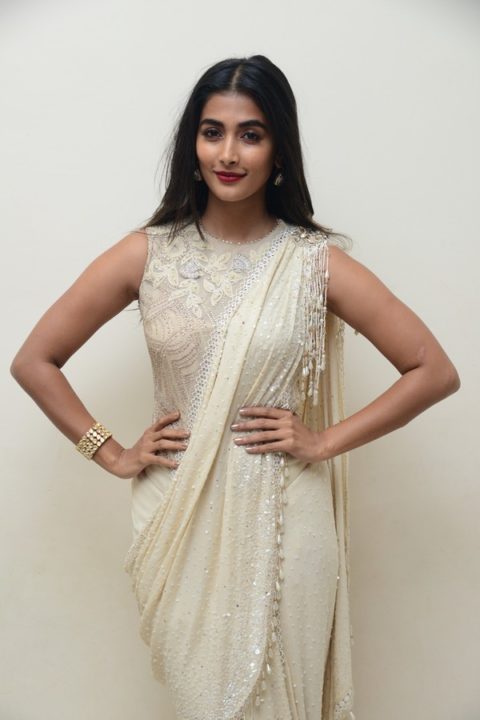 Pooja Hegde at Valmiki Pre-Release