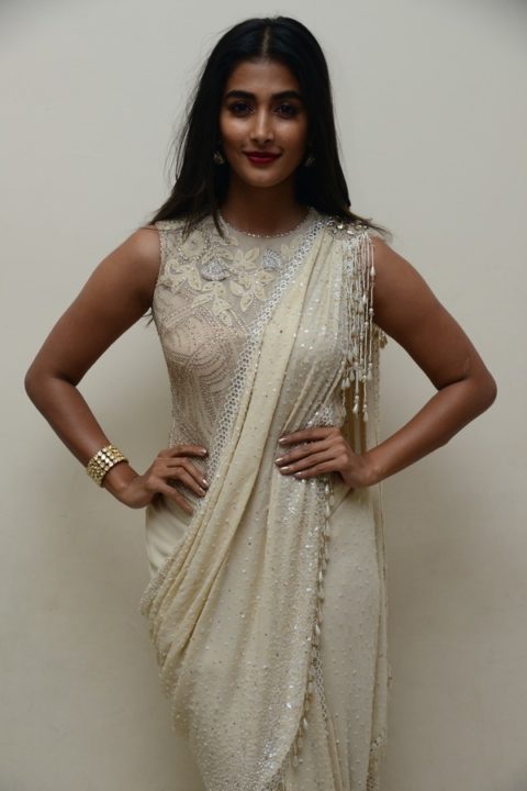 Pooja Hegde at Valmiki Pre-Release