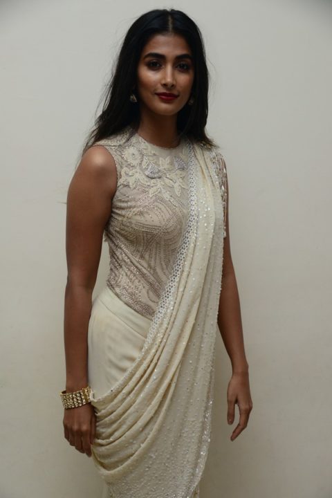 Pooja Hegde at Valmiki Pre-Release