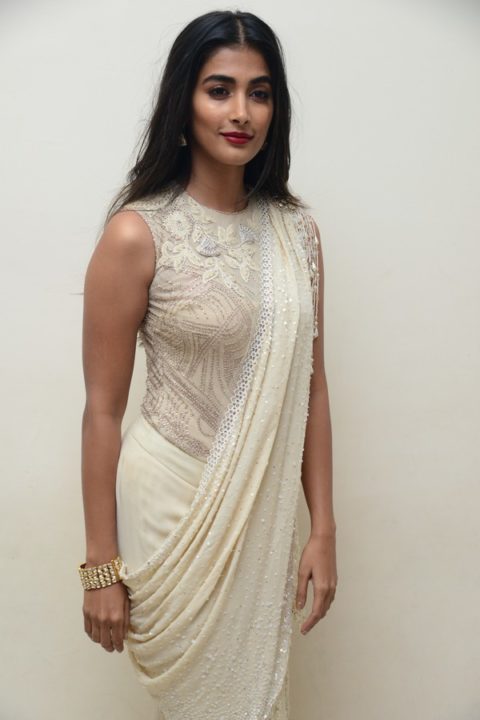Pooja Hegde at Valmiki Pre-Release